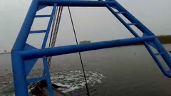 YSCSD450 18 ইঞ্চি সলিড ক্ষমতা 700 cbm/h কাটার সাকশন ড্রেজার পরীক্ষার কাজ সাইটে